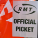 RMT union members strike over pay and job cuts