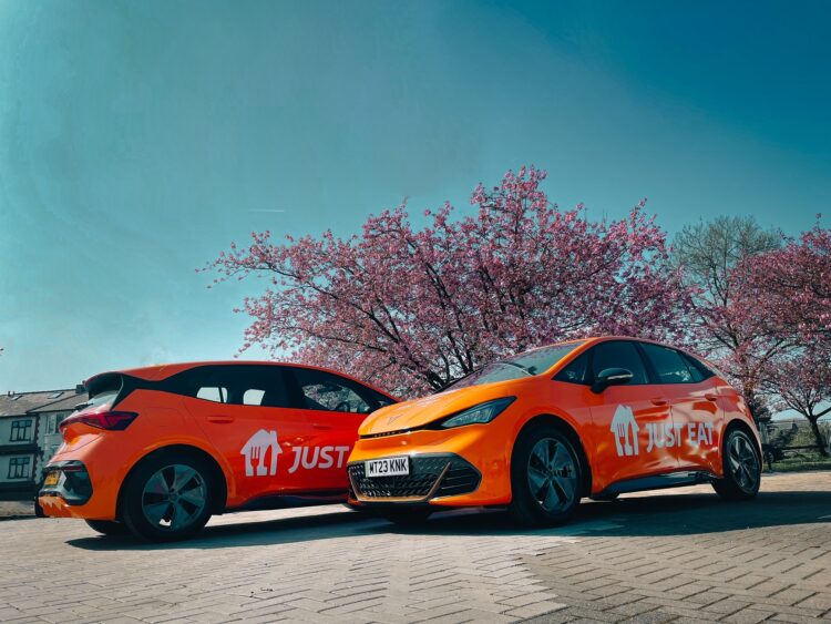 Just Eat UK company cars to be fully electric by 2025