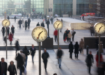 Office workers, city, London