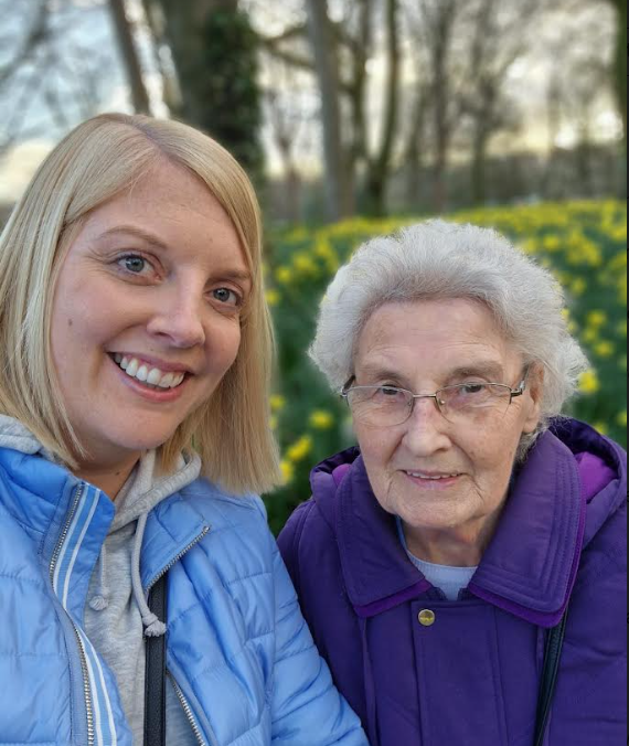 Ria Joyce, Princes food and drink group, and her grandmother, carers leave act