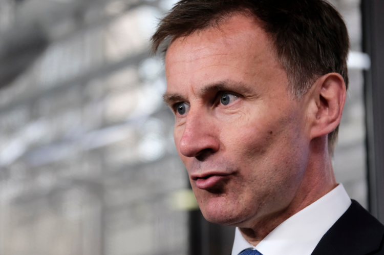 Conservative chancellor Jeremy Hunt, government, UK