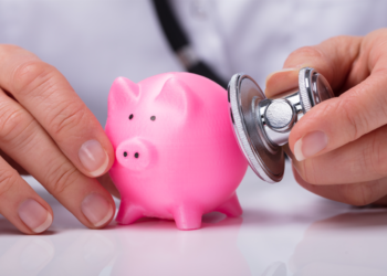 financial wellbeing, money health check, ill piggy bank