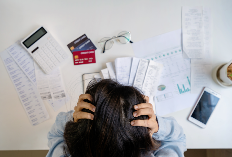 Financial stress, wellbeing, productivity, money. worries, concerns, health, workplace, mental wellebing