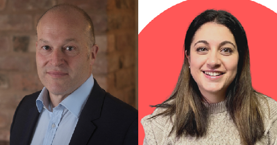 (Left) Simon Fowler, Adviserplus, Empowering People Group, (right) Rena Christou, Halborns