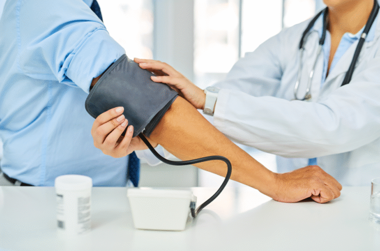 Blood pressure check, preventative health, screening, optimism bias